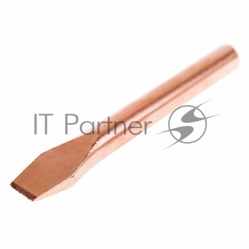 REXANT 12-9945 жало медное Ø7. 8 для паяльников 100Вт (тип: клин) (5/300) п/ос
