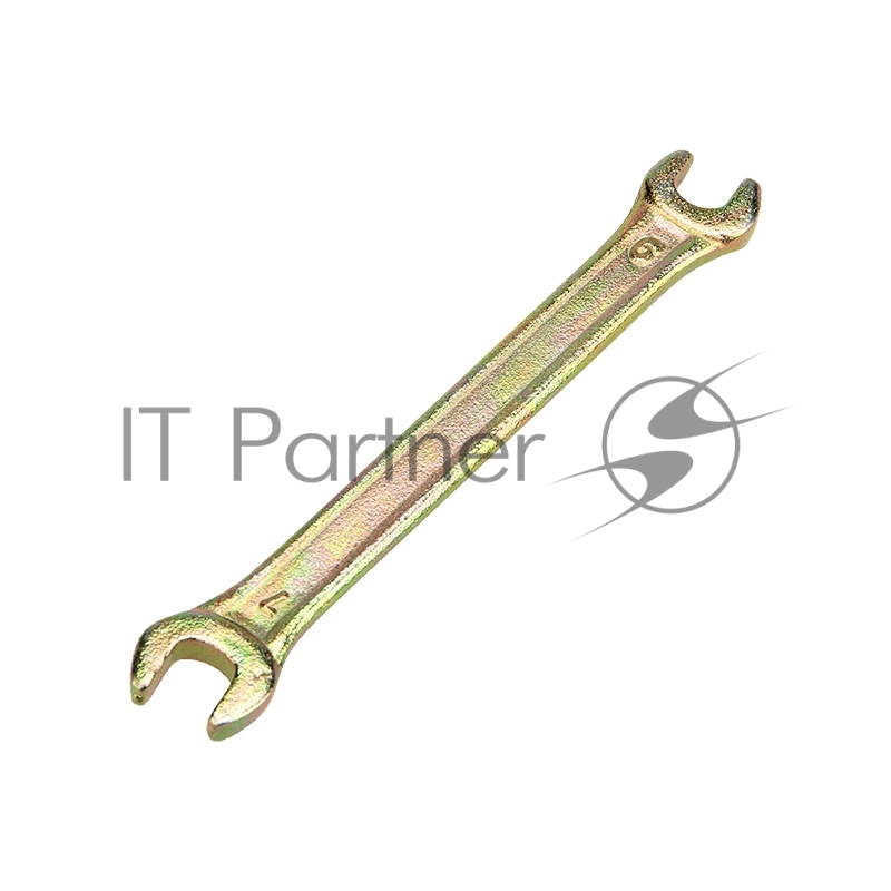 Rexant (12-5821-2) Ключ рожковый 6х7мм, желтый цинк 