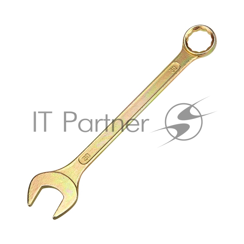 Rexant (12-5817-2) Ключ комбинированный 30мм, желтый цинк 
