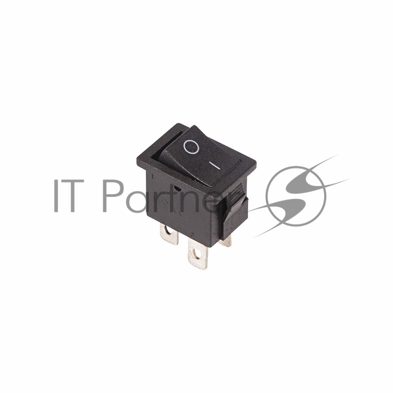 Rexant 36-2146 Выключатель клавишный 250V 6А (4с) ON-OFF черный  Mini  