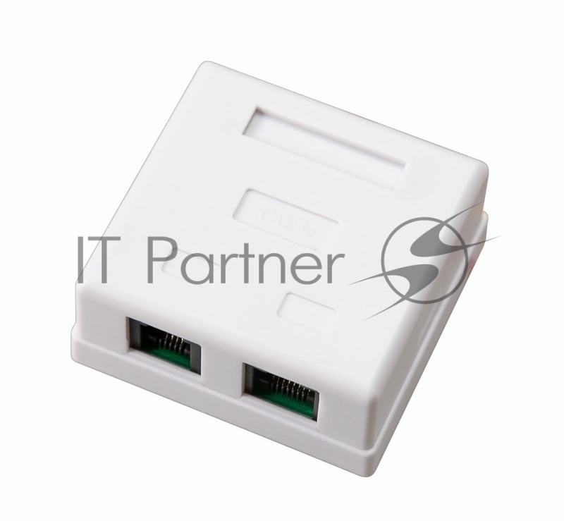 Rexant (03-0120) Розетка комбинированная внешняя, RJ-45(8P-8C) + RJ-11(6P-4C), UTP неэкранированная
