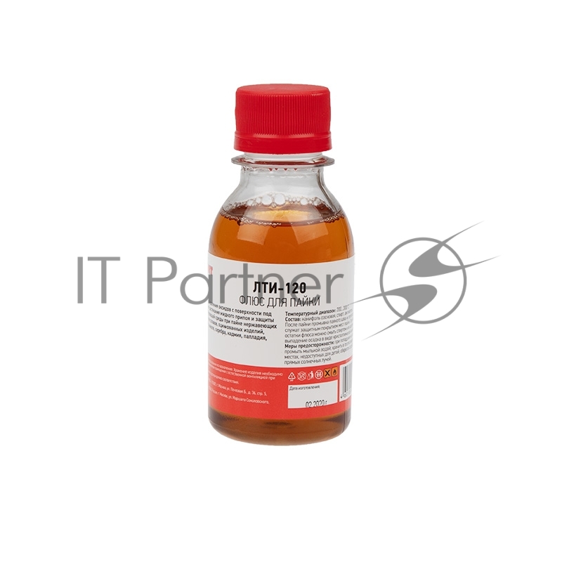 Флюс для пайки Rexant, ЛТИ-120, 100 мл, флакон