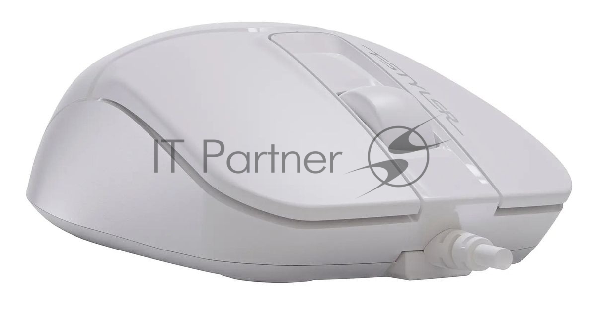 Мышь проводная A4Tech Fstyler FM12 белый, 1000 dpi, USB Type-A, кнопки - 3
