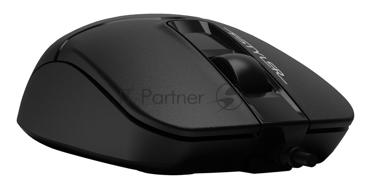 Мышь проводная A4Tech Fstyler FM12 черный, 1200 dpi, USB, кнопки - 3