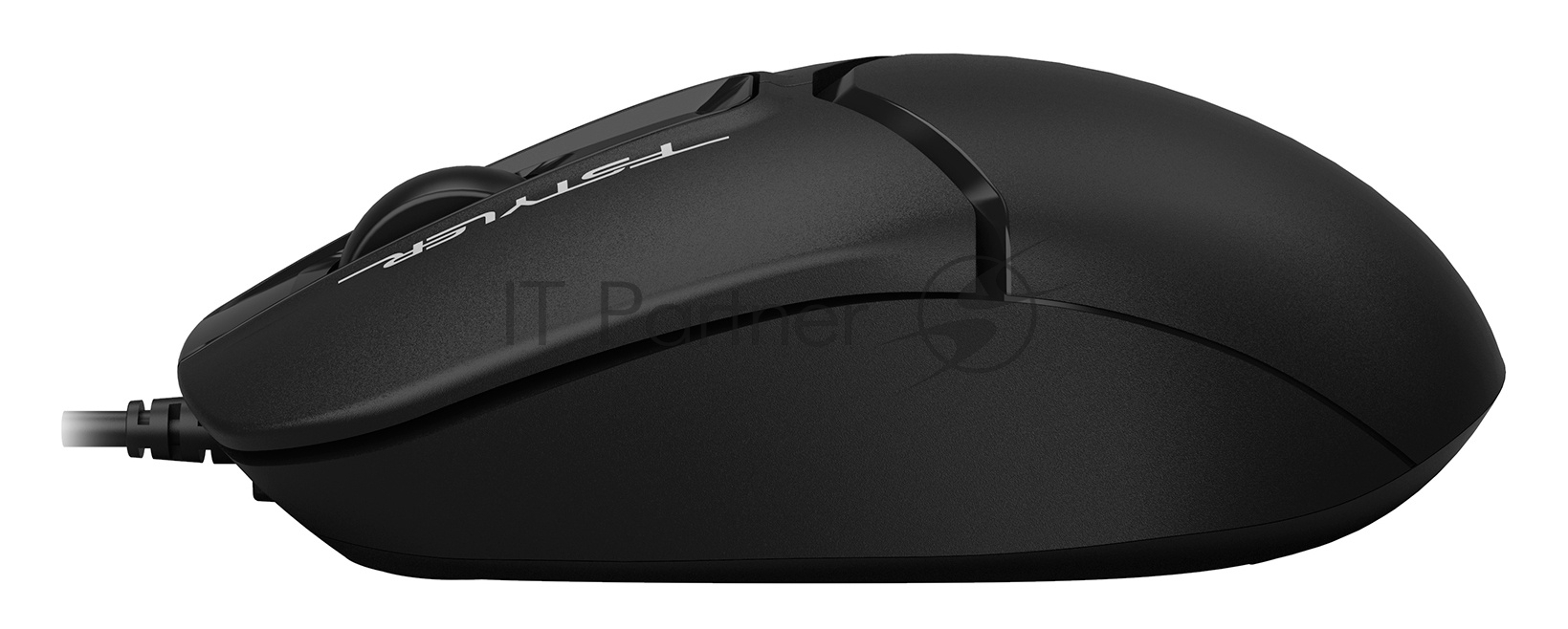 Мышь проводная A4Tech Fstyler FM12 черный, 1200 dpi, USB, кнопки - 3