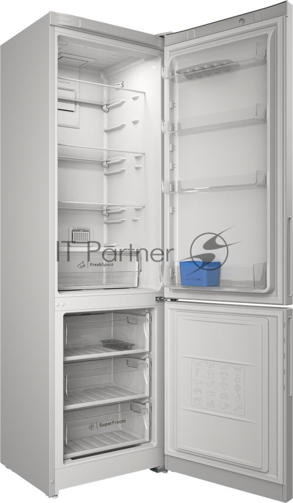 Холодильник Indesit ITR 5200 W белый двухкамерный 247/78л морозилка снизу