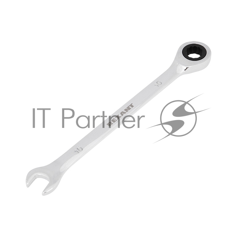 Rexant (12-5805-1) Ключ комбинированный трещоточный 10мм, CrV, зеркальный хром 