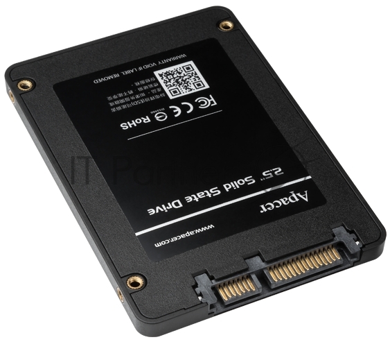Твердотельный накопитель SSD Apacer AS340X AP480GAS340XC-1 480GB 2.5" Client SATA 6Gb/s, 550/520, IOPS 87/80K, MTBF 1.5M, 3  TLC, 280TBW, 0,53DWPD, RTL {100} (918918)