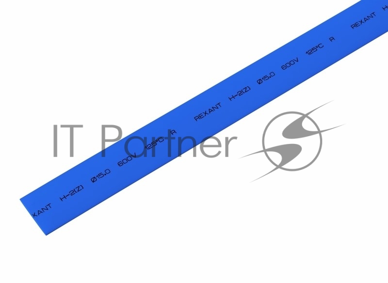 Трубка термоусаживаемая PROconnect ТУТ 15,0/7,5мм, синяя, упаковка 50 шт. по 1м,