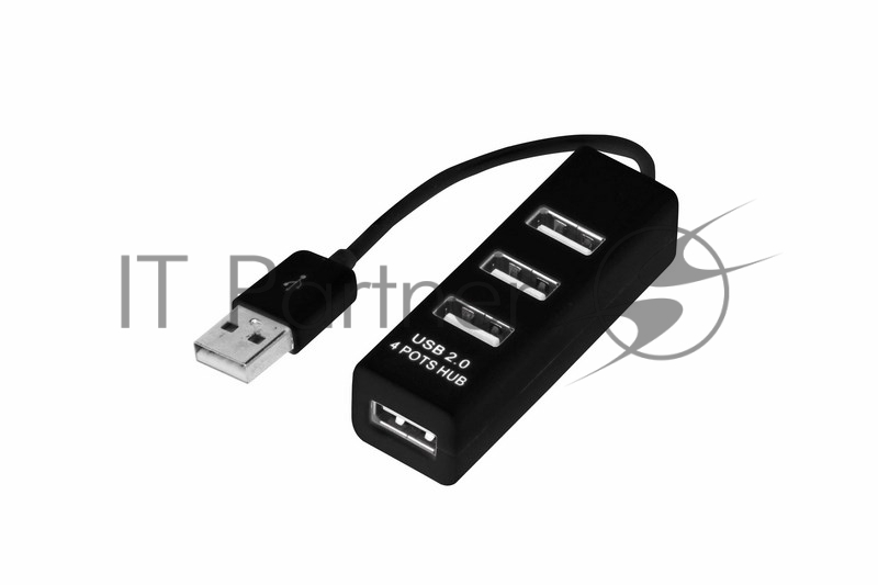 Разветвитель USB Rexant на 4 порта черный