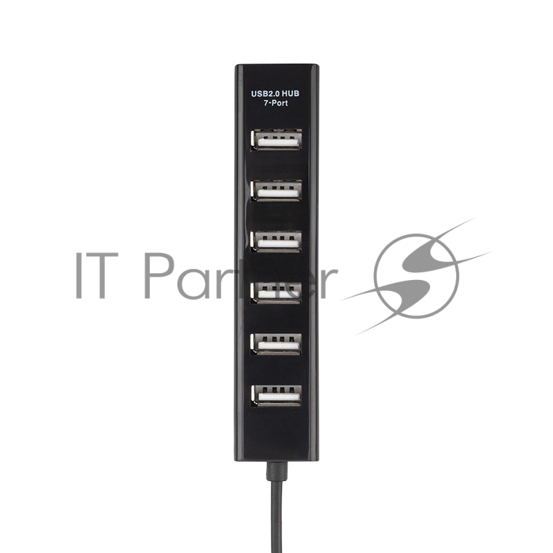 Разветвитель USB Rexant на 7 портов черный
