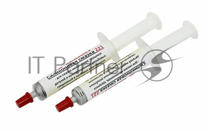 Смазка силиконовая Rexant, модель 221, до +350 ℃, 2 мл, шприц