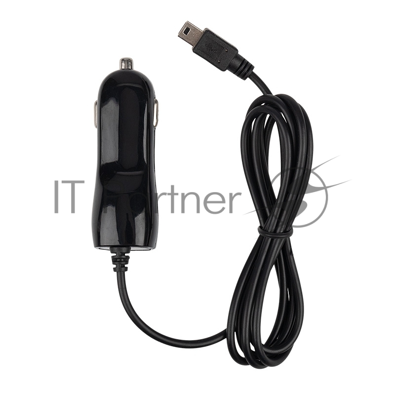 Автозарядка в прикуриватель Rexant microUSB (АЗУ) (5 V, 1000 mA) шнур спираль 1.2 м черный