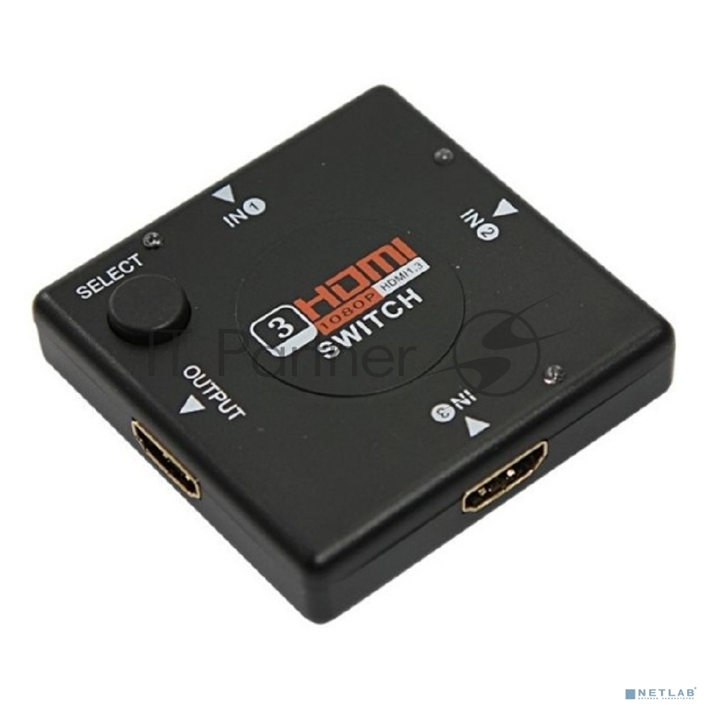 Rexant (17-6912) Переключатель гнездо HDMI на 3 гнезда HDMI, без питания, пластик