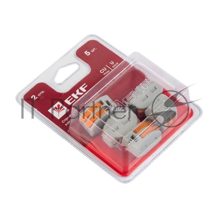 Клемма СМК 222-412 (блист. 5 шт) EKF plc-smk-412b