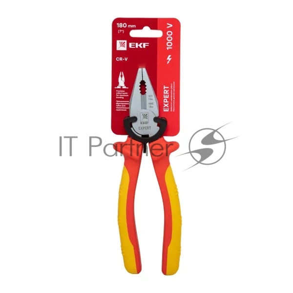 Пассатижи EKF pas-180-exp-in 180 мм Expert 1000В PROxima