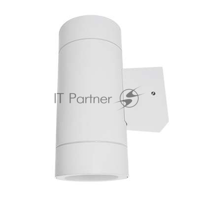 Светильник НБУ ЦИЛИНДР-2xGX53-WH 16Вт IP65 230В уличный настен. двусторон. под лампу 2хGX53 алюм. бел. IN HOME 4690612023526
