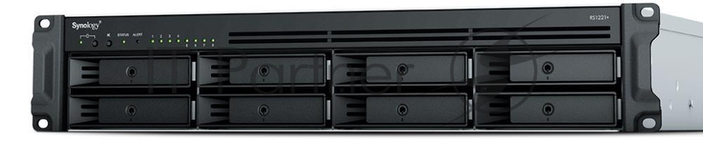 Сетевое хранилище Synology Rack 2U, QC2.2GHzCPU/4GbDDR4(upto32)/RAID0,1,5,6,10/upto 8 hot plug HDDs SATA(3,5'or2,5')(upto 12 with RX418)/2xUSB3.2/1eSATA/iSCSI/4xGbE(+1Expslot)/2xIPcam(upto 40)/2xPS/norail