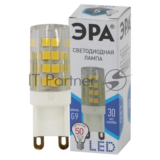 Лампа светодиодная ЭРА Б0027864 STD LED JCD-5W-CER-840-G9