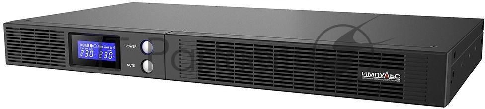Импульс ИБП СЛИМ 1500 {~230В, 1500ВА/900Вт, LCD, RS-232, USB, SNMPSlot, EPO, 6В/9Ач*4, IEC-C13x4} {SL15201}