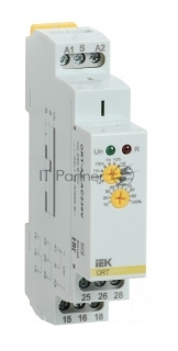 Реле задержки включения ORT 2 конт. 230В AC IEK ORT-A2-AC230V