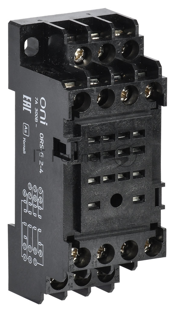 Розетка ORS-G-2-4 для реле OGR-2 4C ONI ORS-G-2-4-G