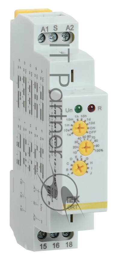 Реле времени ORT многофункциональное 1 конт. 12-240В AC/DC IEK ORT-M1-ACDC12-240V
