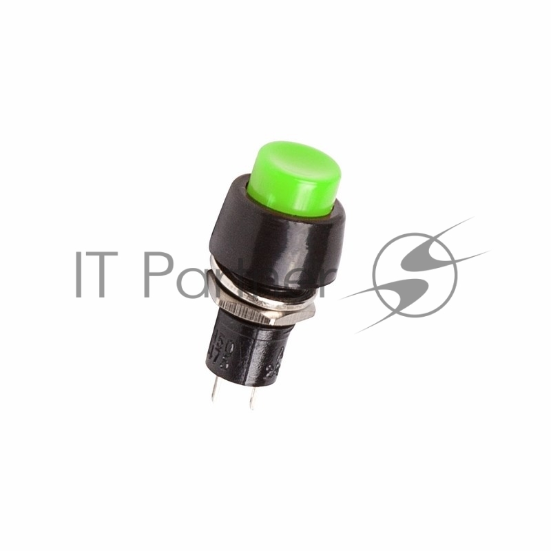 Rexant 36-3073 Выключатель-кнопка  250V 1А (2с) ON-OFF  зеленая  Micro  