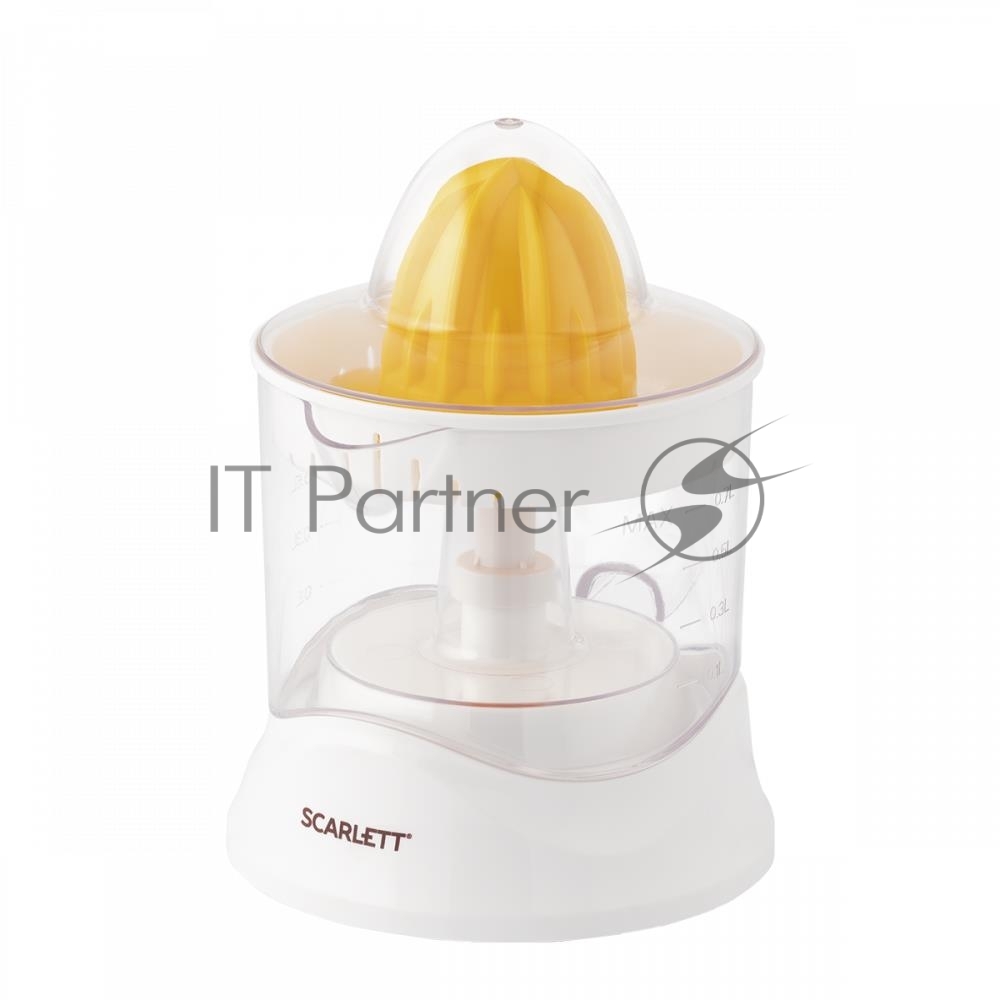 Соковыжималка Scarlett SC-JE50C02 белый, цитрусовая, 25 Вт, 700 мл, механическое
