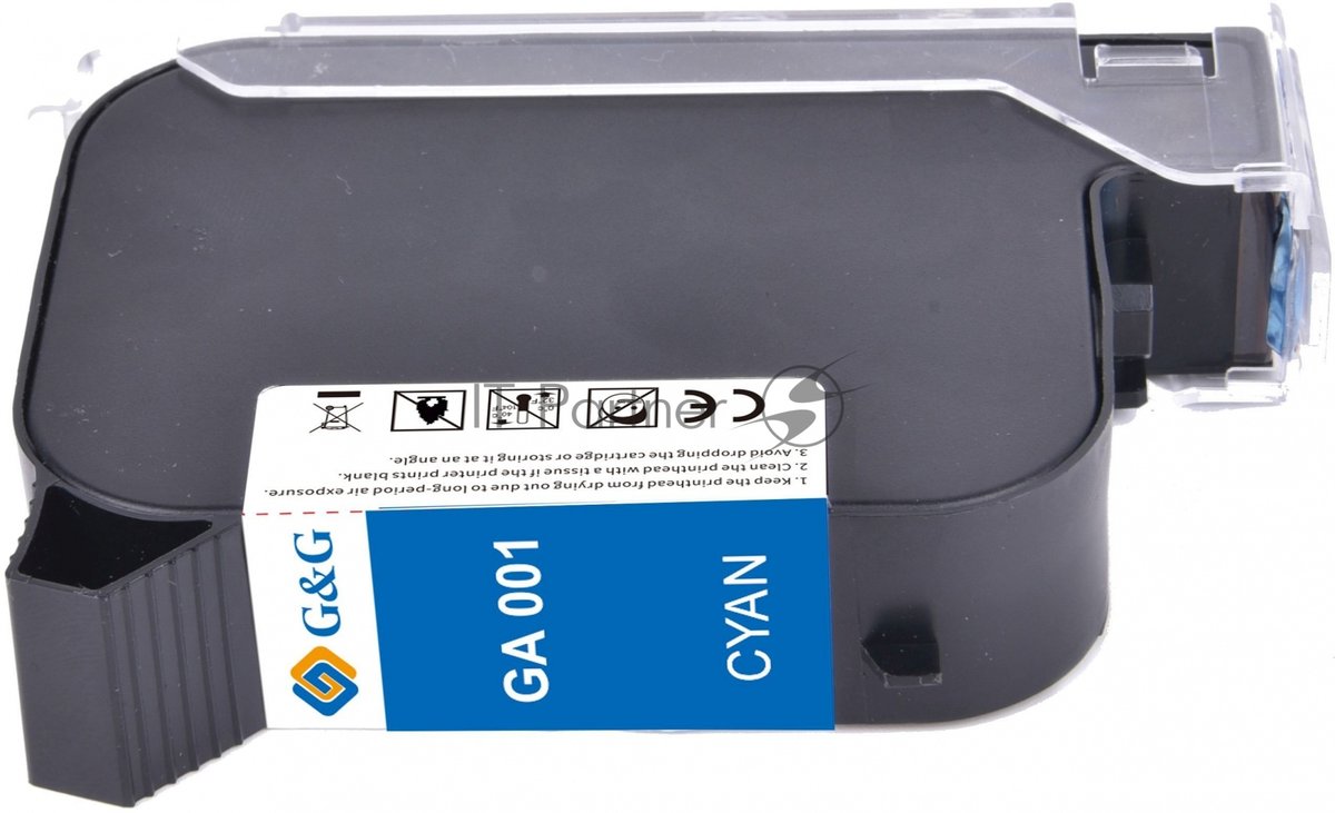 Картридж струйный G&G GA-001C голубой (42мл) для G&G GG-HH1001