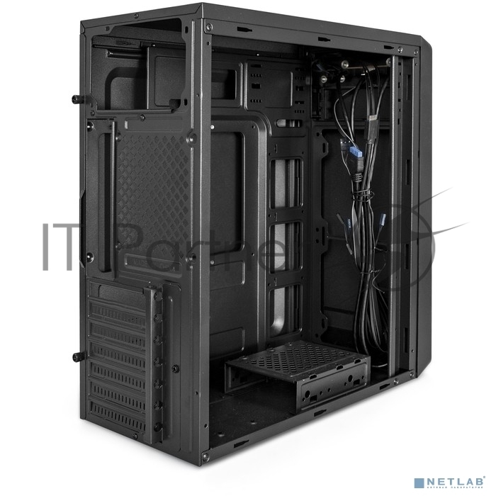Компьютерный корпус Miditower ExeGate XP-332UC-XP600 (ATX, XP600 с вент. 12см, 2хUSB 3.0/1хTypeC, аудио, черный)