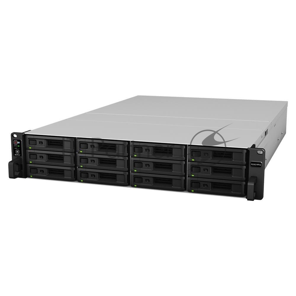 Сетевое хранилище Synology (Rack2U) 6C2,2Ghz/8Gb(64)/RAID0,1,10,5,6/up to12HP HDDs SATA(3,5'or2,5')up to 36 with 2xRX1217(RP)/2xUSB/4xGE/2xPCIe/iSCSI/2xIPcam(up to 75)/2xRPS/no rail/5YW repl RS3617RPxs