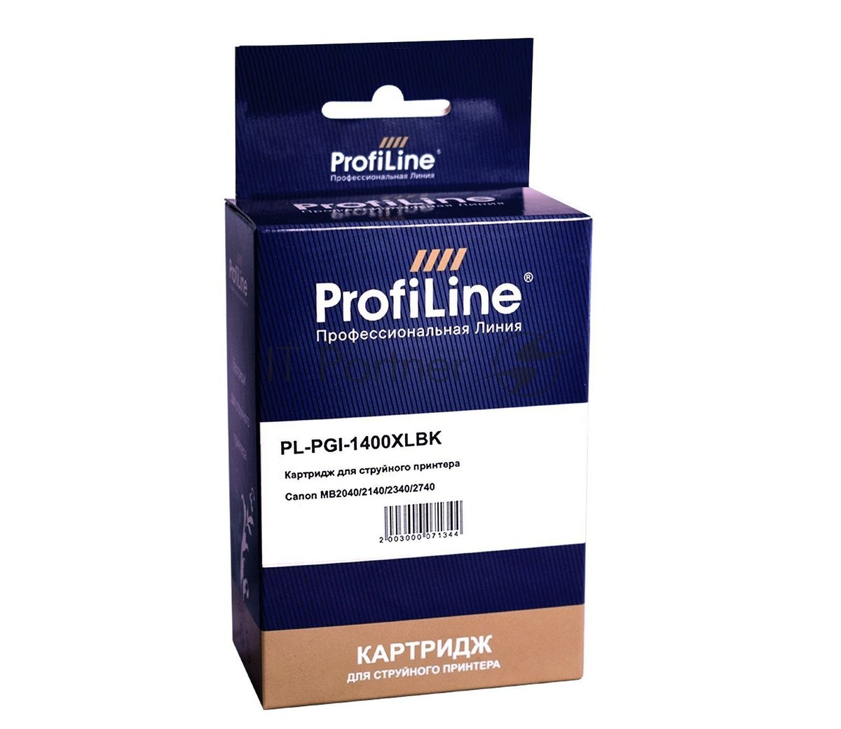 Картридж струйный ProfiLine PL-PGI-1400XLBK для принтеров Canon MB2040/MB2140/MB2340/MB2740 с чернилами Black