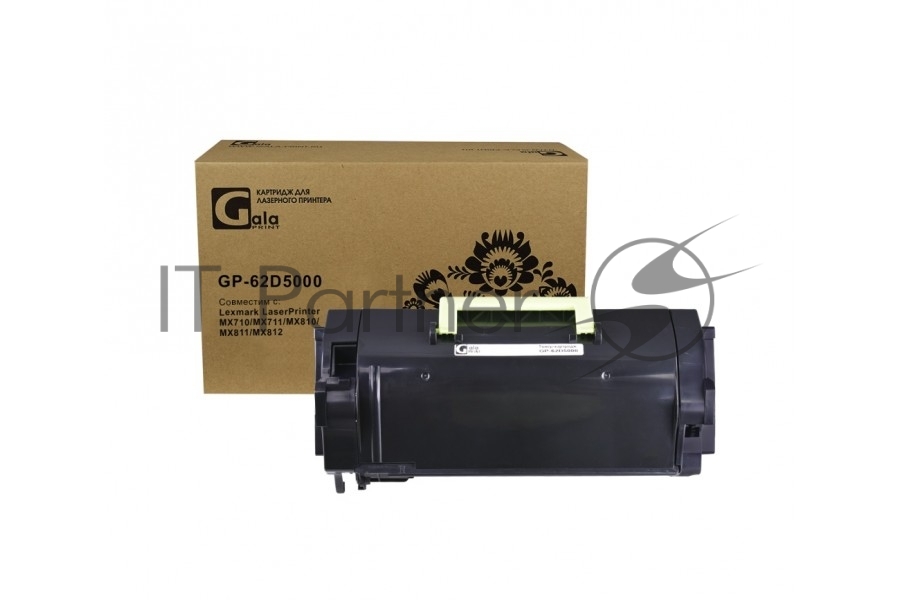 Картридж лазерный GalaPrint GP-62D5000 черный (6000 стр.) для Lexmark LaserPrinter MX710/MX711/MX810/MX811/MX812