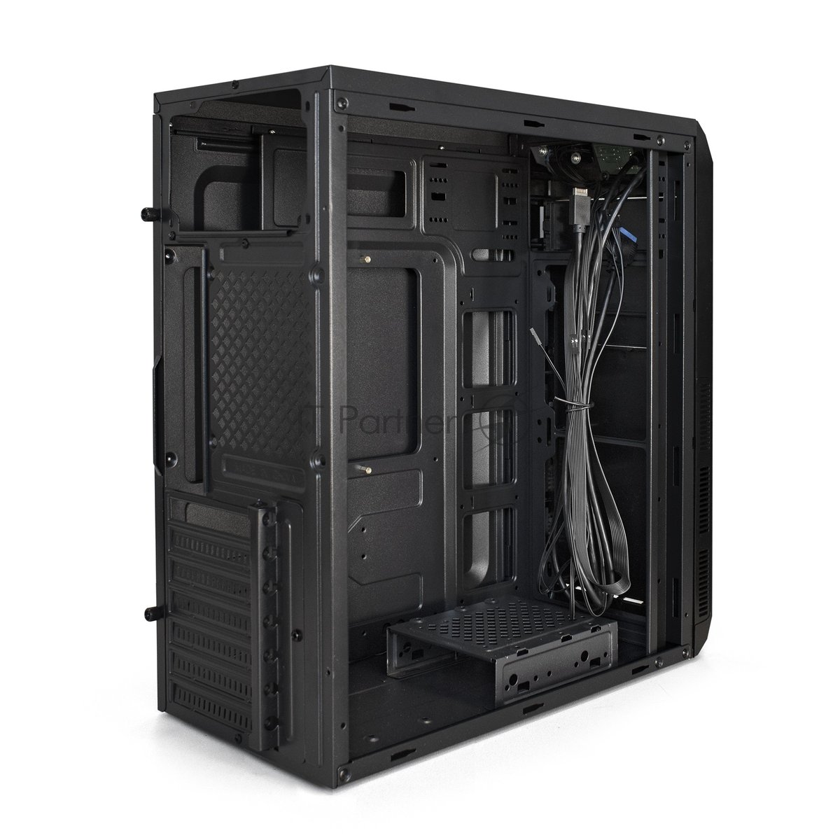 Компьютерный корпус Miditower ExeGate XP-334UC-XP600 (ATX, XP600 с вент. 12см, 1хUSB/1хUSB 3.0/1хTypeC, аудио, черный)