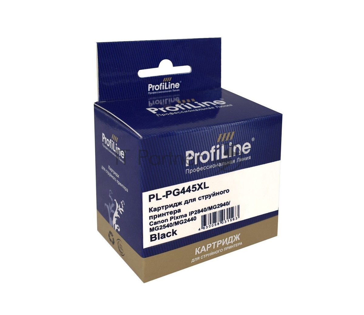 Картридж струйный ProfiLine PL-PG-445XL для принтеров Canon PIXMA IP2840/MG2440/MG2540/MG2540S/MG2545S/MG2940/MG3040/MX494/TS3140 с чернилами Black