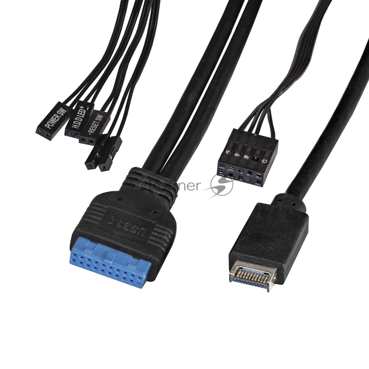 Exegate EX287371RUS Корпус Miditower ExeGate XP-332UC (ATX, без БП, 2*USB3.0+1*TypeC, аудио, черный)