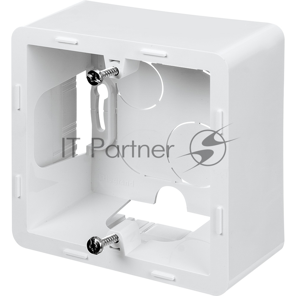 Legrand/Daccord INSPIRIA Белый Коробка накладного монтажа - 1 пост.