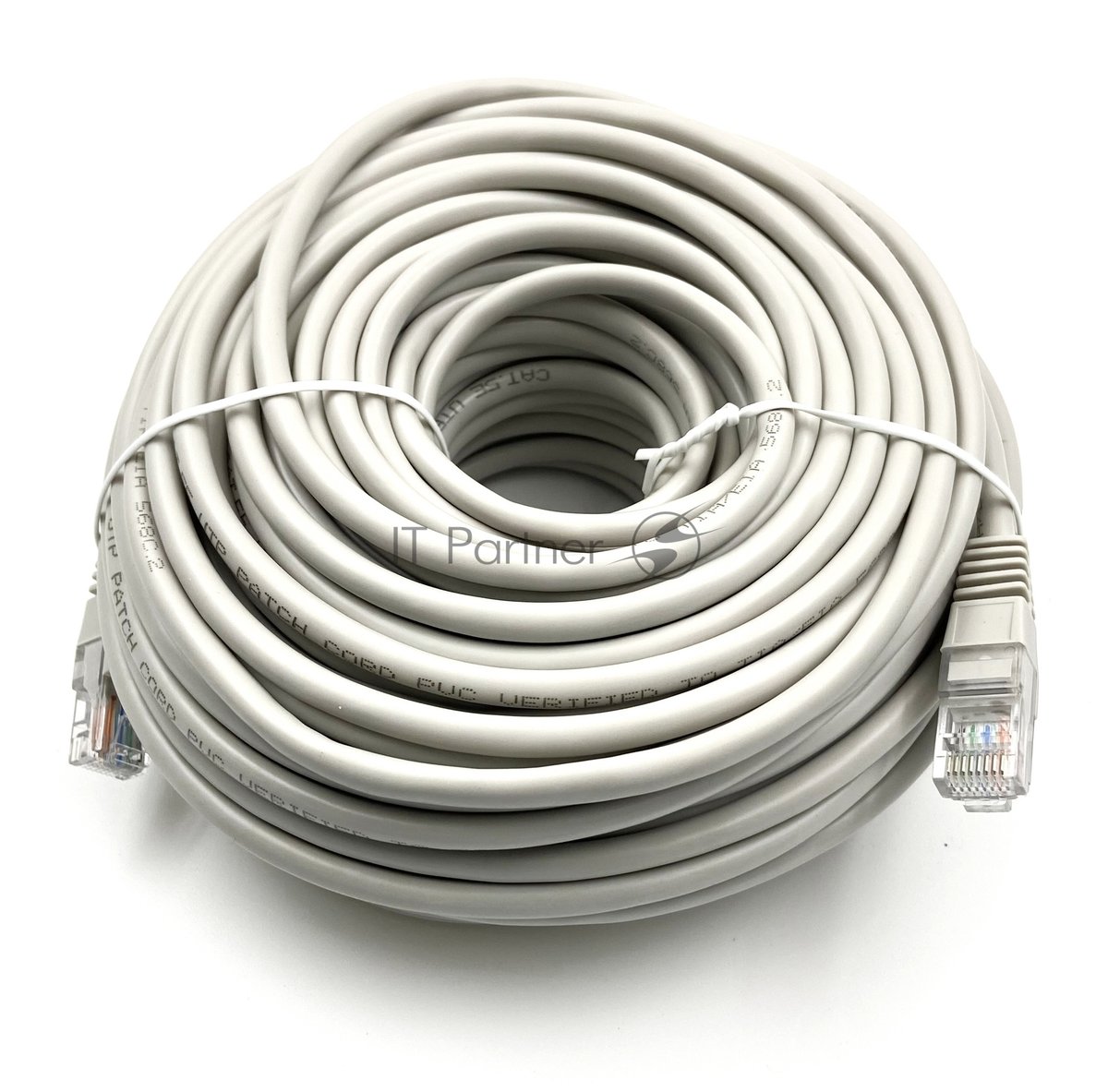 Патч-корд Buro UTP cat5E 30м серый RJ-45 (m)-RJ-45 (m)