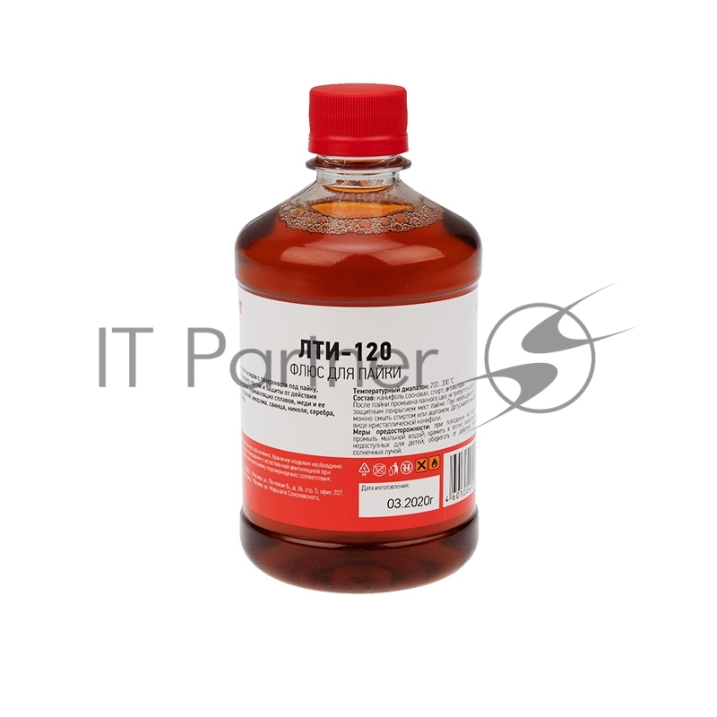 Флюс для пайки Rexant, ЛТИ-120, 500 мл, флакон