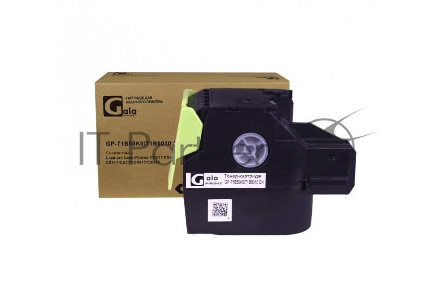 Картридж лазерный GalaPrint GP-71B50K0/71B0010 черный (3000 стр) для Lexmark LaserPrinter CS317/CS417/CS517/CX317/CX417/CX517