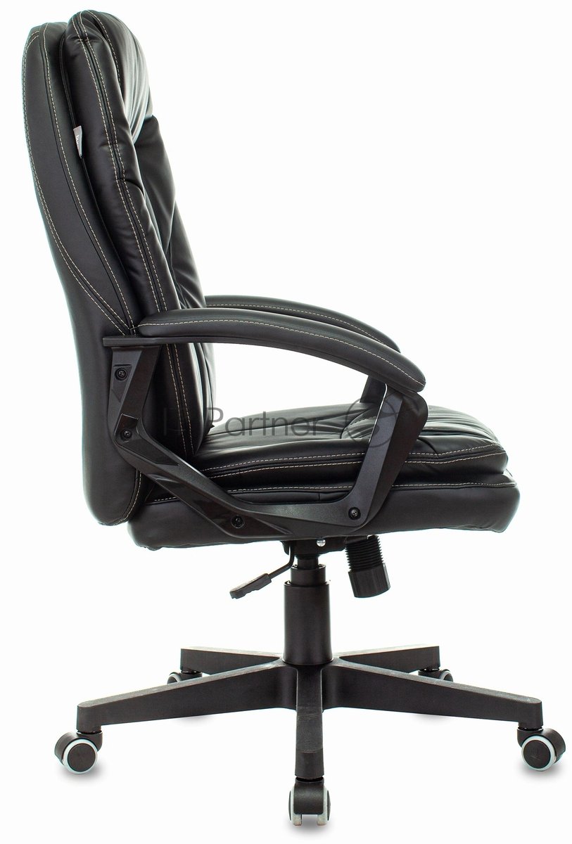Кресло Бюрократ CH-868N Leather Venge черный, экокожа