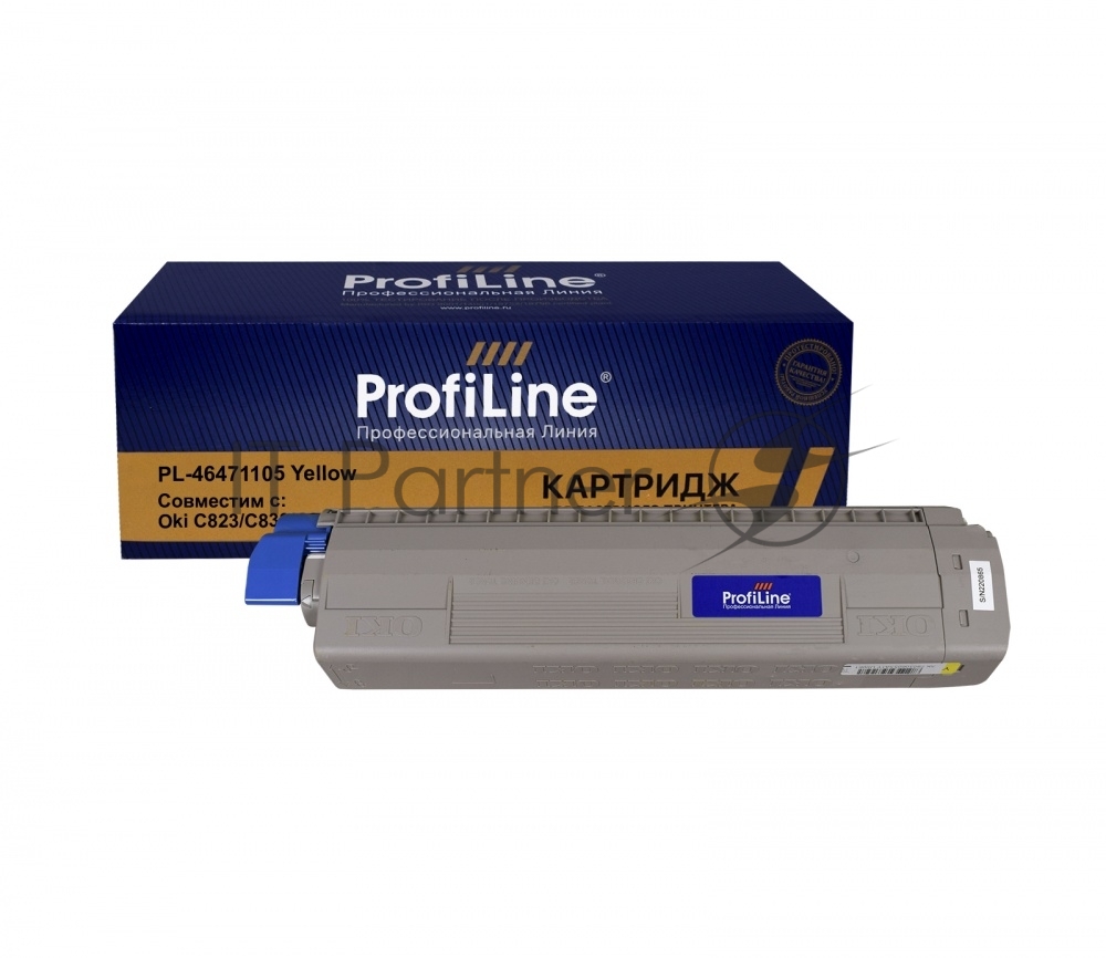 Картридж ProfiLine PL-46471105 для принтеров Oki C823/C833/C843 Yellow 7000 копий