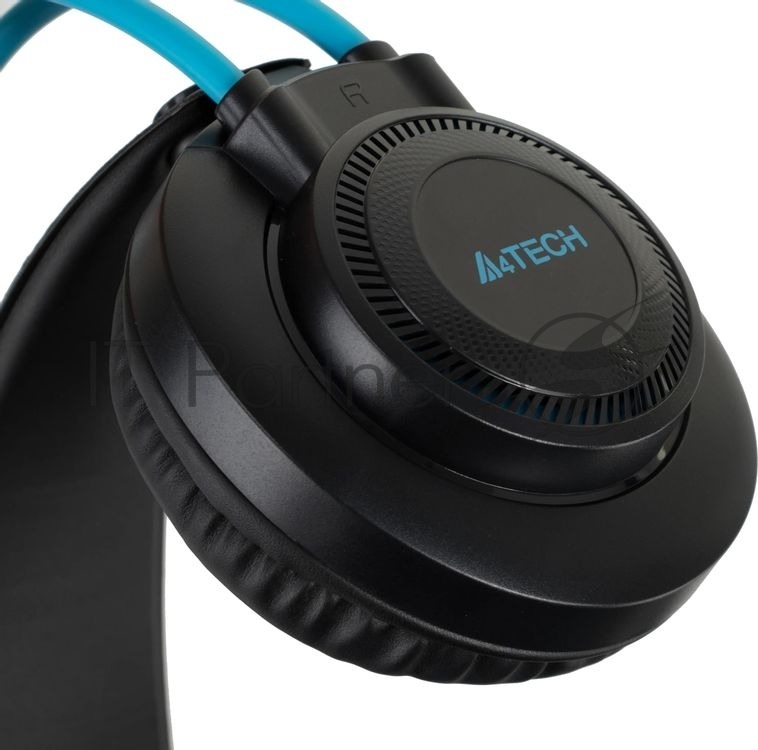 Гарнитура A4Tech Fstyler FH200U серый/синий, проводная