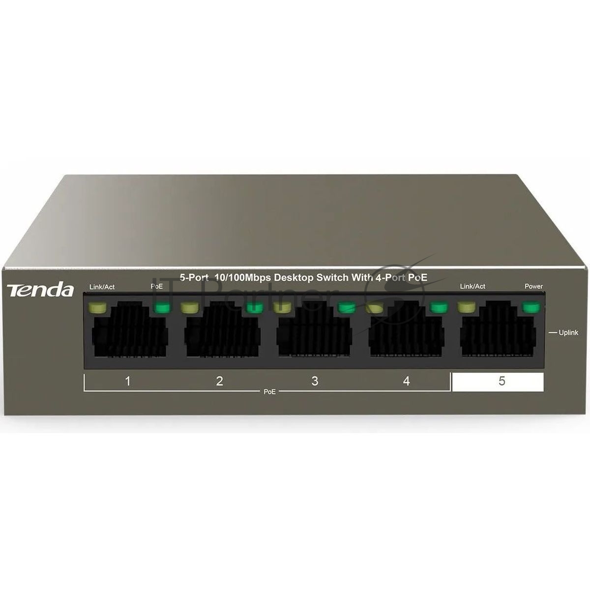 Коммутатор Tenda TEF1105P-4-38W 5PORT 10/100M