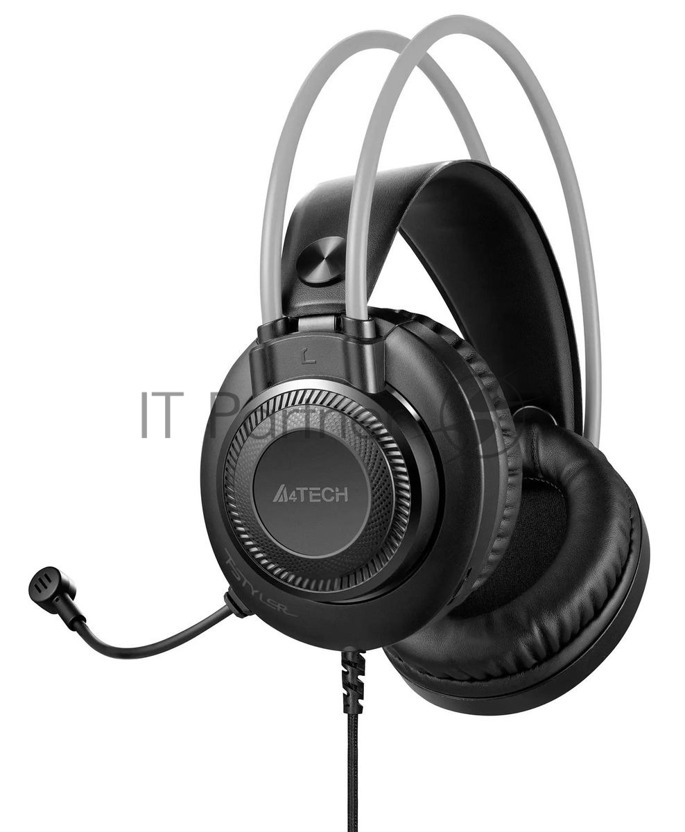 Гарнитура A4Tech Fstyler FH200i серый, проводная