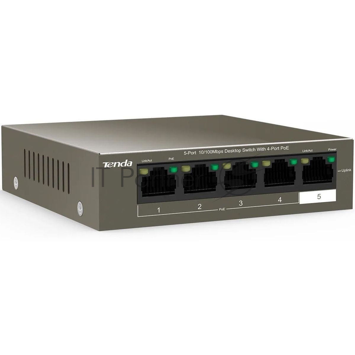 Коммутатор Tenda TEF1105P-4-38W 5PORT 10/100M