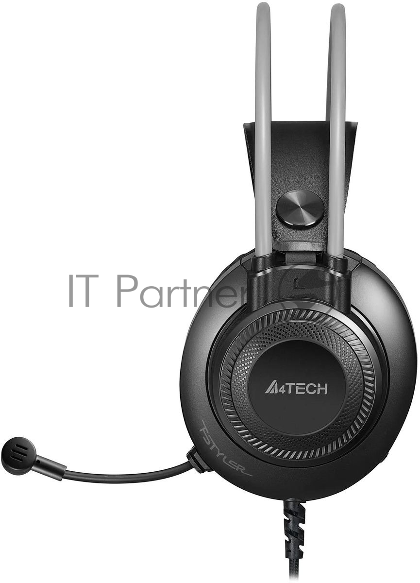 Гарнитура A4Tech Fstyler FH200U серый, проводная