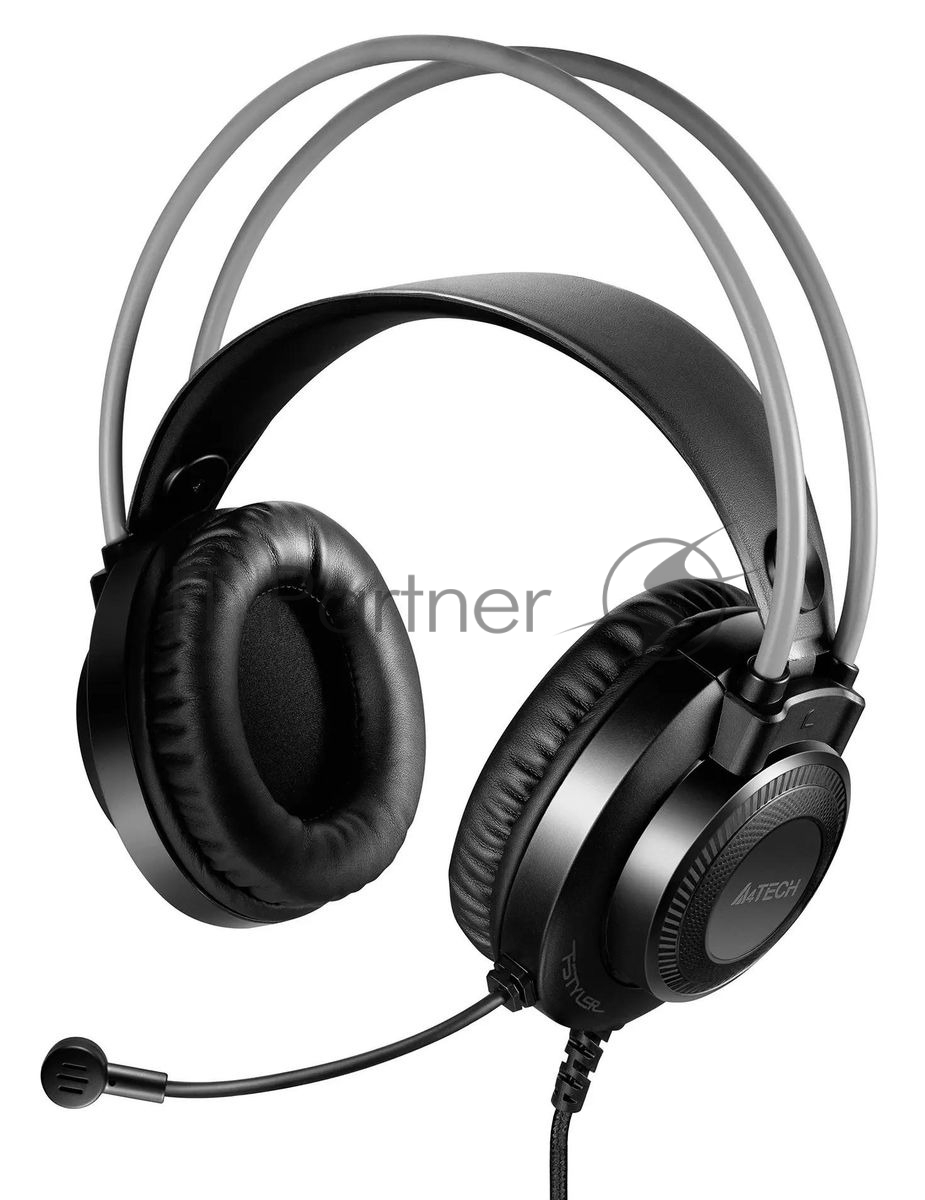 Гарнитура A4Tech Fstyler FH200i серый, проводная