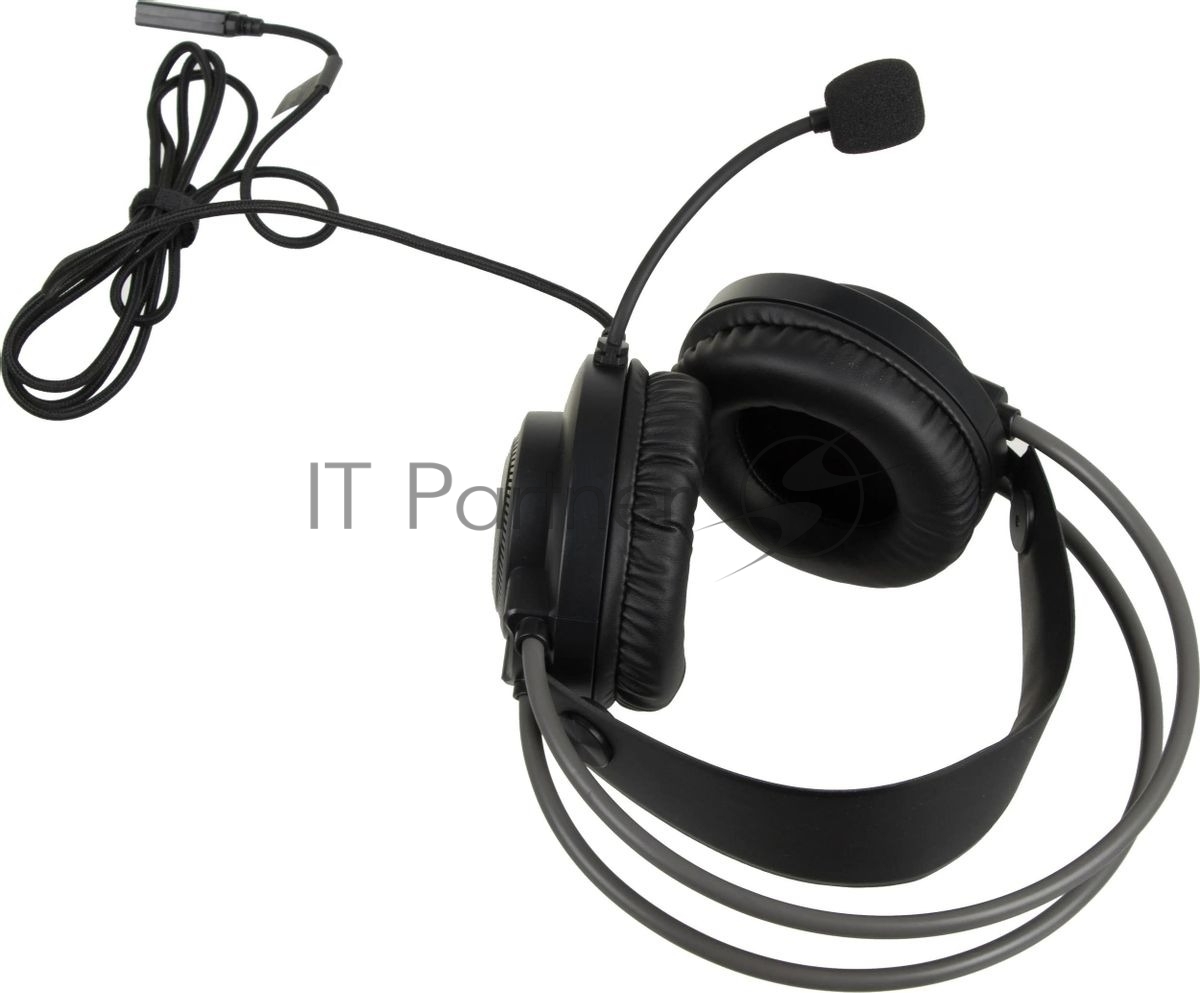 Гарнитура A4Tech Fstyler FH200U серый, проводная